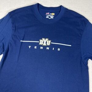 BYU Cougars Tennis Soffe Vintage Y2K T-Shirt Mens Large NCAA
